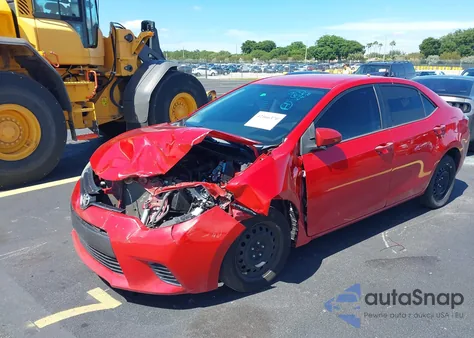 2016 Toyota Corolla Le from USA, damaged, VIN 2T1BURHE4GC587367